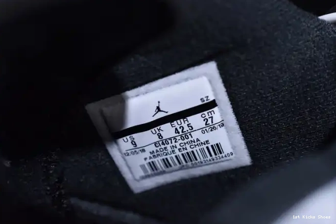 1st Kicks JSP Jordan CI4072-001 6 3M Infrared Air Reflective 0523